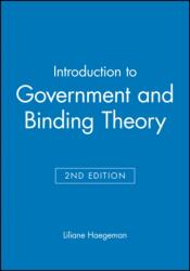 Introduction to Government and Binding Theory (ISBN: 9780631190677)