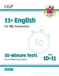 New 11+ GL Teste de 10 minute: Engleză - 10-11 ani Volumul 1 (ISBN: 9781789082111)