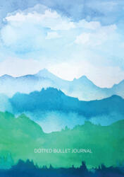 Watercolor Blue & Green Hills - Dotted Bullet Journal - Blank Classic (ISBN: 9781774379684)