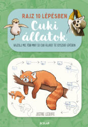 Rajz 10 lépésben - Cuki állatok (ISBN: 9789636850753)