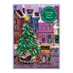 Joy Laforme Christmas Square Greeting Card Puzzle (2024)