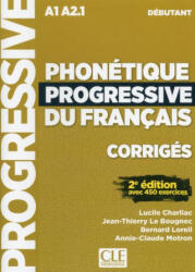 PHONETIQUE PROGRESSIVE DU FRANÇAIS CORRIGES - Lucile Charliac (2018)