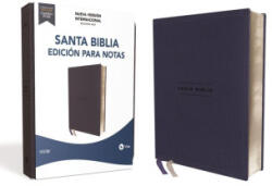Nvi, Santa Biblia, Texto Revisado 2022, Edición Para Notas, Leathersoft, Azul Marino, Palabras de Jesús En Rojo - Vida (2023)