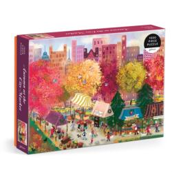 Joy Laforme Autumn at the City Market 1000 Piece Puzzle (ISBN: 9780735380141)