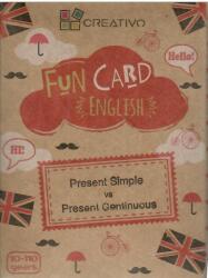 Fun Card English: Present Simple vs Present Continuous (ISBN: 9788366122925)