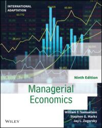 Managerial Economics, International Adaptation (ISBN: 9781119760900)