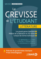 Le Grevisse de l'étudiant - Littérature - Bertrand, Fort, Froloff, Massonnaud, Houdart-Merot, Zemmour (ISBN: 9782807323599)