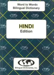 English-Hindi & Hindi-English Word-to-Word Dictionary (ISBN: 9780933146310)