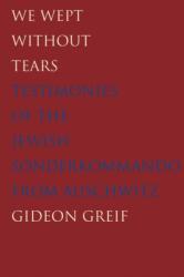We Wept Without Tears (ISBN: 9780300211979)
