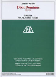 DIXIT DOMINUS RV 594 - Antonio Vivaldi, Paul Everett (ISBN: 9788875929930)