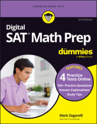 Digital SAT Math Prep For Dummies, 3rd Edition (ISBN: 9781394207381)