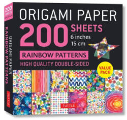 Origami Paper 200 sheets Rainbow Patterns 6" (ISBN: 9780804857000)