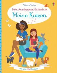Mein Anziehpuppen-Stickerbuch: Meine Katzen (ISBN: 9781789410938)