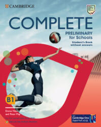 Complete Preliminary for Schools English for Spanish Speakers Student's Book without answers with Digital Pack - EMMA HEYDERMAN, Peter May (ISBN: 9788413224169)