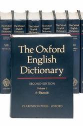 The Oxford English Dictionary: 20 Volume Set (ISBN: 9780198611868)