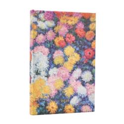 2026 Monet's Chrysanthemums Mini 12-month Horizontal Hardcover Flexi Dayplanner 2026 (ISBN: 9780349707327)