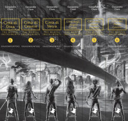 Shadowhunters. The mortal instruments: Città di ossa-Città di cenere-Città di vetro-Città degli angeli caduti-Città delle anime perdute-Città del fuoc - Cassandra Clare (ISBN: 9788804726029)