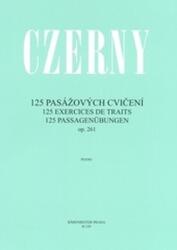 125 pasážových cvičení op. 261 | Carl CZERNY (ISBN: 9790260101128)