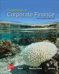 Loose Leaf for Fundamentals of Corporate Finance - Randolph Westerfield, Stephen Ross (ISBN: 9781264250073)