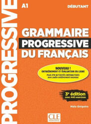 Grammaire progressive du français avec 440 exercices - niveau débutant A1 + audio online (ISBN: 9782090398502)