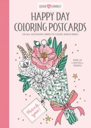 Happy Day Coloring Postcards | Emelie Lidehall Oberg (2025)