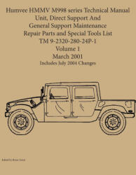 Humvee HMMV M998 series Technical Manual Unit, Direct Support And General Support Maintenance Repair Parts and Special Tools List TM 9-2320-280-24P-1 - Brian Greul (ISBN: 9781954285088)