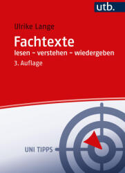 Fachtexte lesen - verstehen - wiedergeben - Ulrike Lange (ISBN: 9783825263669)