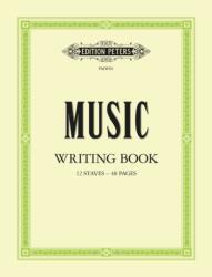 Music Writing Book: Portrait, 12-stave (2013)