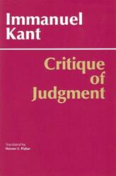 Critique of Judgment (ISBN: 9780872200258)