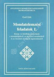 Mondatelemzési feladatok 1 (ISBN: 9789634092360)