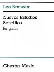 Nuevos Estudios Sencillos: For Guitar - Leo Brouwer (ISBN: 9780711993044)