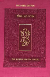 Koren Shalem Siddur with Tabs, Compact, Pink - Koren Publishers, Jonathan Sacks (ISBN: 9789653019539)