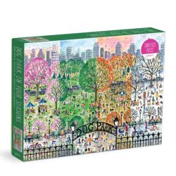 Michael Storrings Dog Park in Four Seasons 1000 Piece Puzzle (2022)