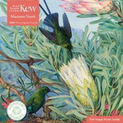 Adult Sustainable Jigsaw Puzzle Kew Gardens: Marianne North: Honeyflowers and Honeysuckers (2020)