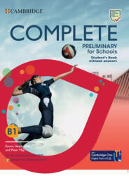 Complete Preliminary for Schools English for Spanish Speakers Student's Pack Upd - EMMA HEYDERMAN, Peter May, CAROL COOKE (ISBN: 9788413223674)