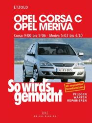 Opel Corsa C 9/00 până la 9/06, Opel Meriva 5/03 până la 4/10 (2024)
