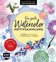 Die große Watercolor-Motivsammlung - 80 Bilder zum Fertigmalen (ISBN: 9783745929454)