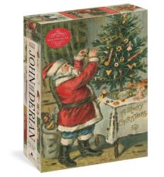 John Derian Paper Goods: Santa Trims the Tree 1, 000-Piece Puzzle - John Derian (ISBN: 9781648293412)