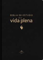 Rvr60, Biblia de Estudio de la Vida Plena, Edición Clásica, Piel Fabricada, Negro, Con Índice, Palabras de Jesús En Rojo, Comfort Print - Reina Valera Revisada (ISBN: 9780829773576)