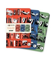Moomin Bookshelves Set of 3 Mini Notebooks (ISBN: 9781835627655)