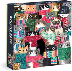 Wintry Cats 500 Piece Puzzle (2022)