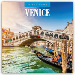 Venice 2026 Square Wall Calendar (2025)