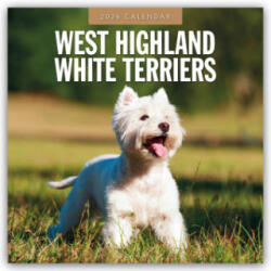 West Highland White Terriers 2026 Square Wall Calendar (2025)