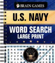 Brain Games - U. S. Navy Word Search - Large Print - Brain Games (ISBN: 9781639389254)