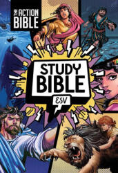 The Action Bible Study Bible Esv, Hardcover, Full Color - Sergio Cariello (2025)