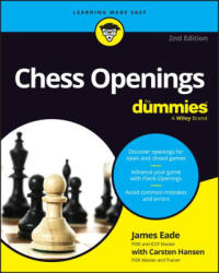 Chess Openings for Dummies - Eade, James, Hansen, Carsten (ISBN: 9781394344994)