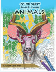 Color Quest Color by Number Animals - Color Questopia (ISBN: 9781710747195)