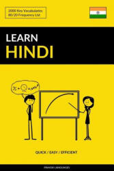 Learn Hindi - Quick / Easy / Efficient - Pinhok Languages (ISBN: 9781985359901)