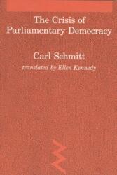 The Crisis of Parliamentary Democracy (ISBN: 9780262691260)