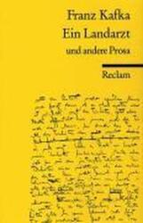 Un medic de țară și alte proze (ISBN: 9783150096758)